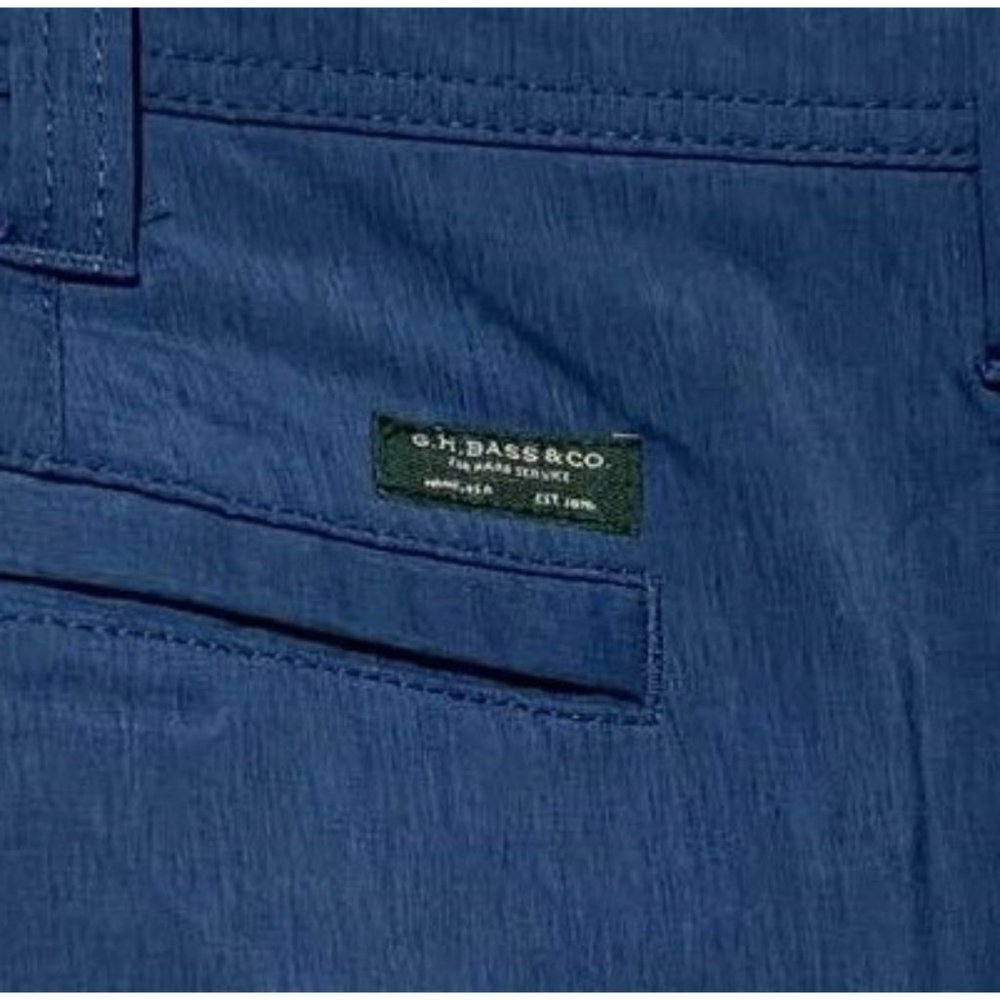 G.H. Bass & Co. Blue Stretch Casual Shorts Men's Size 40 Preppy Golf - Picture 6 of 10